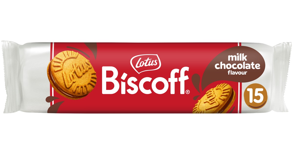 Lotus Biscoff Biscuits - Milk Chocolate
