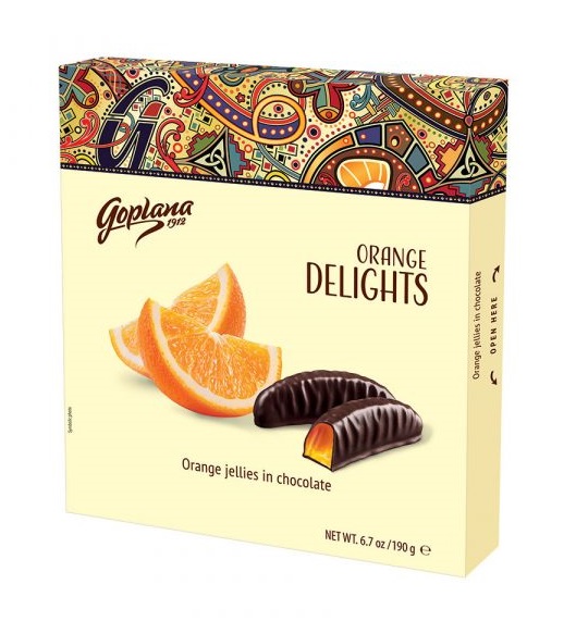 Goplana Jelly In Chocolate Orange 190g
