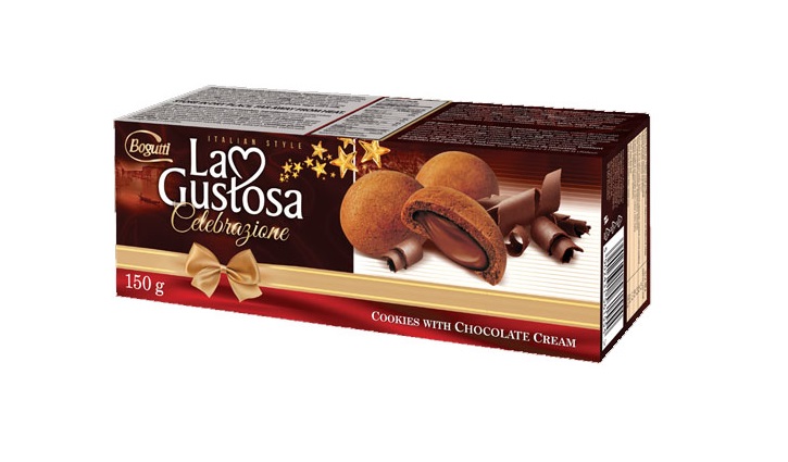 La Gustosa Chocolate filled cookie 150g