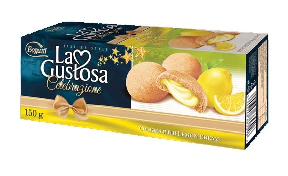 La Gustosa Lemon filled cookie 150g
