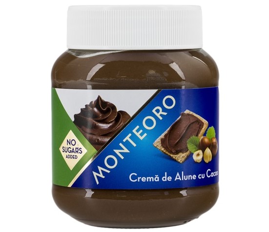Sly Monteoro Hazelnut-Cocoa Spread No Sugar Added 350g