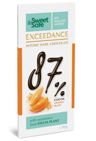 Sly Exceedance Dark Chocolate & Orange 87% 90g