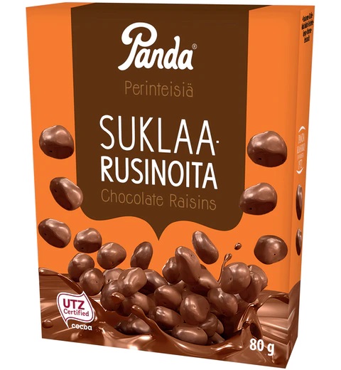 Panda Chocolate Raisins 80g