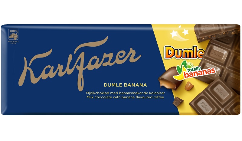 Fazer Dumle Banana chocolate tablet 200g 