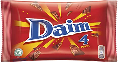 Daim 4-Pack Chocolate bar 112g