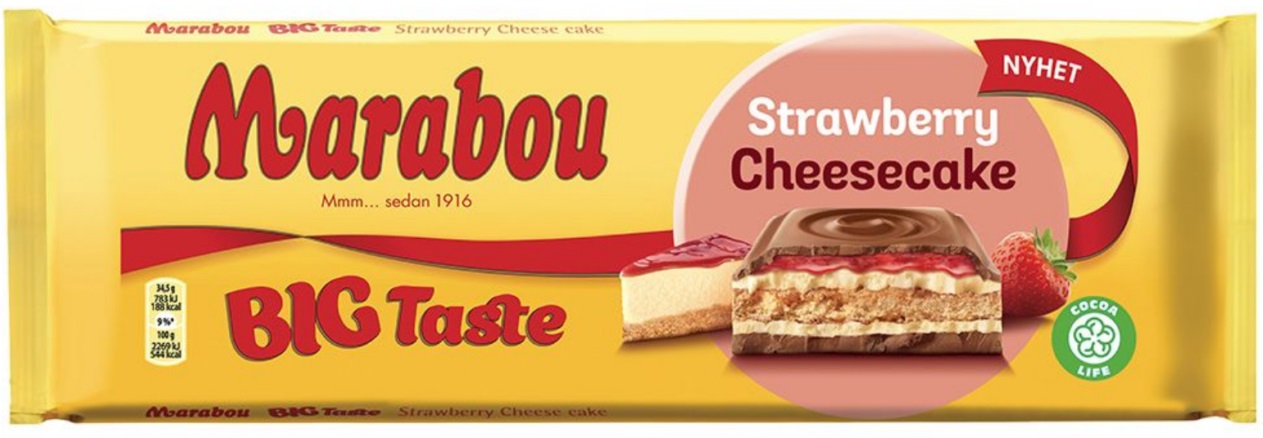 Marabou Strawberry Cheese Cake 300g
