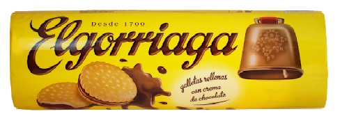 Elgorriaga Chocolate Flavour Filled Biscuits 500g