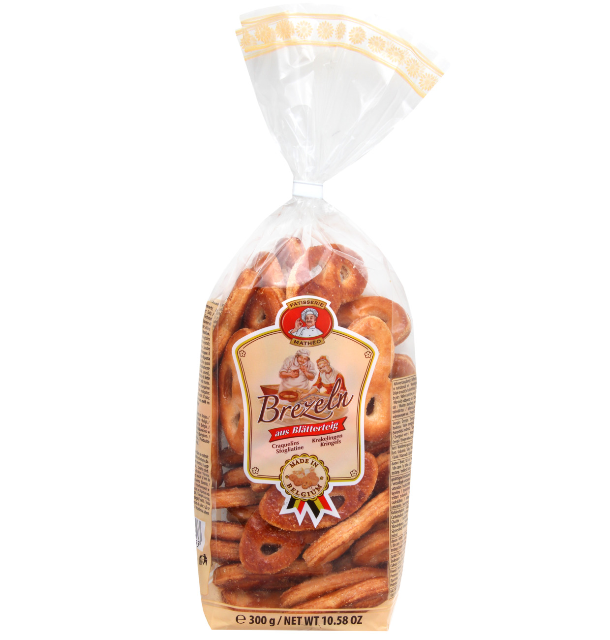 Pâtisserie Mathéo Puff pastry pretzels 30pcs 300g   