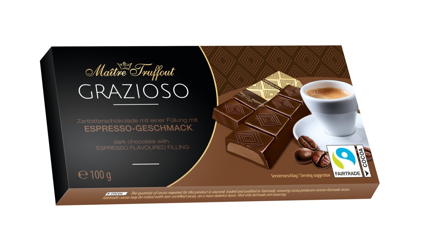 Maître Truffout Extra Dark Chocolate Espresso 100g