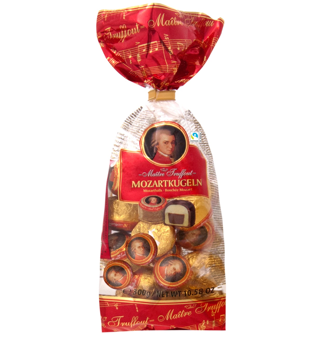 Mozart Chocolate Balls With Marzipan Filling 300g