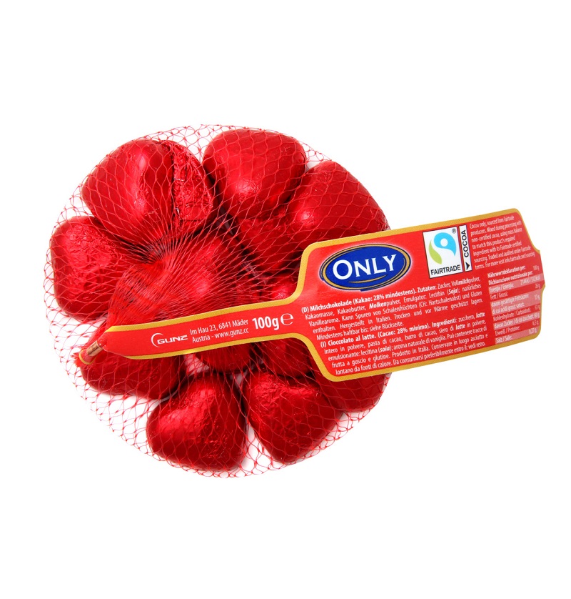 Only Heart Chocolate (Bag) 100g
