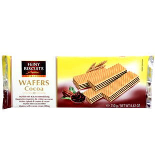 Feiny Biscuits Wafers With Cocoa Filling 250g