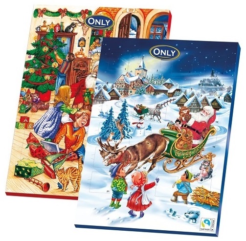 Only Christmas Calendar With Milk Chocolate 75g