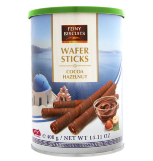 Feiny Biscuits Wafer Rolls With Cocoa Hazelnut Cream 400g