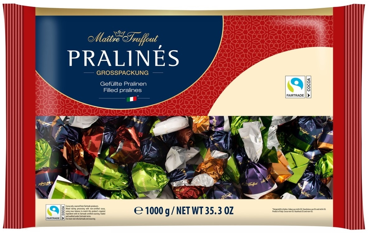 Assorted pralines milk chocolate 1kg
