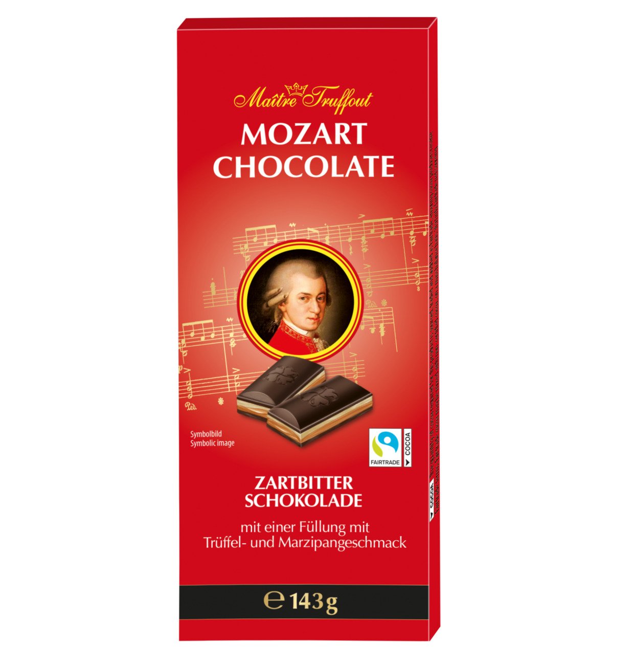 Mozart Dark Chocolate Marzipan 143g