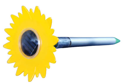 Mole Repellent Solar Cell Led Flower