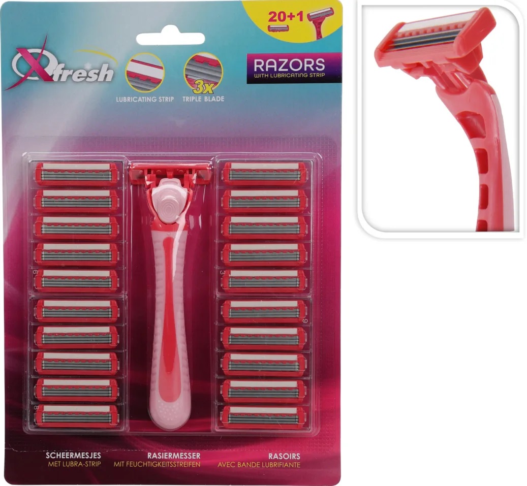 Fresh women's razor + 20 replacement blades