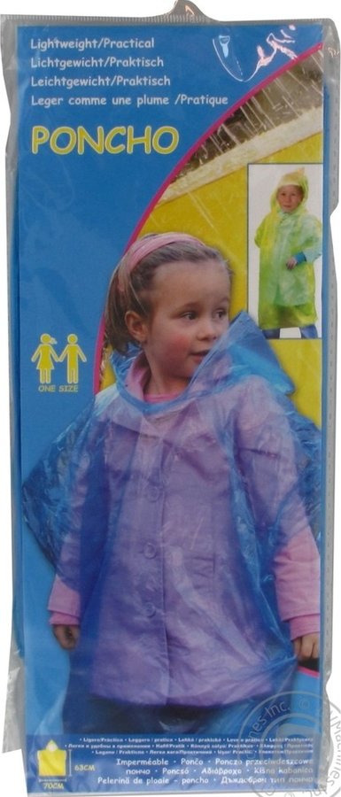 poncho Raincoat for children