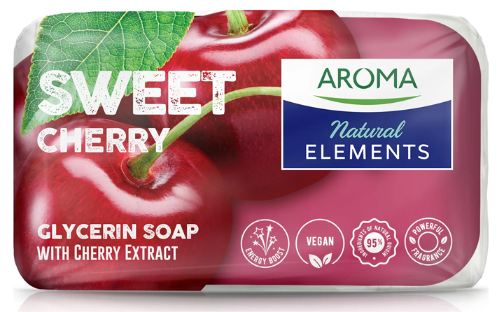 Aroma Cherry Extract & Glycerin 100 g bar soap