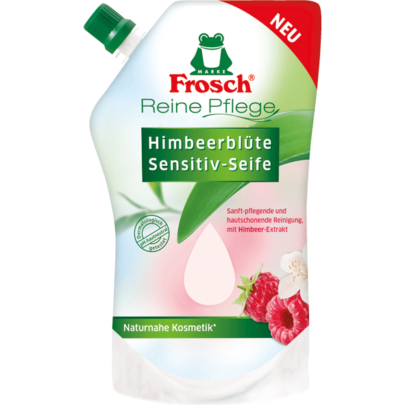 Frosch soap pure care 500ml NFB raspberry blossom