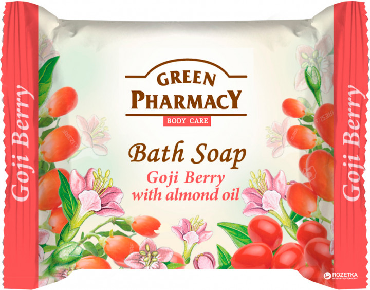 Green Pharmacy Bath Soap Goji Berry & Almond Oil 100g