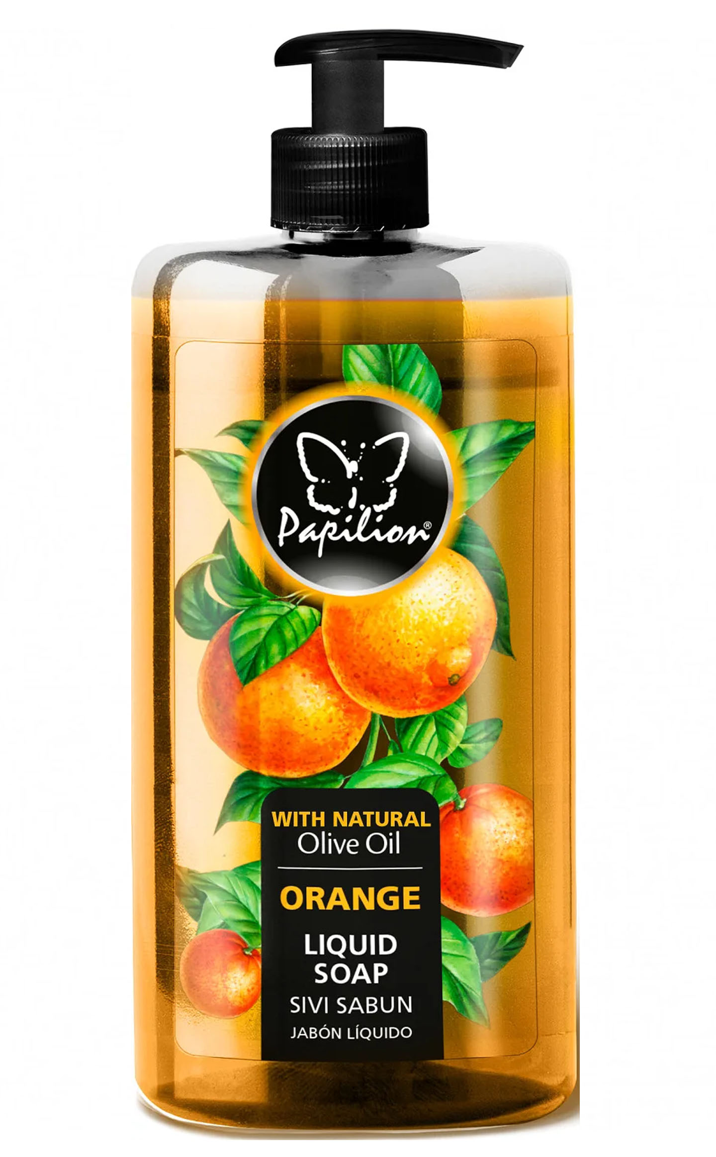 Papilion Orange & Olive Oil Liquid Soap 400ml