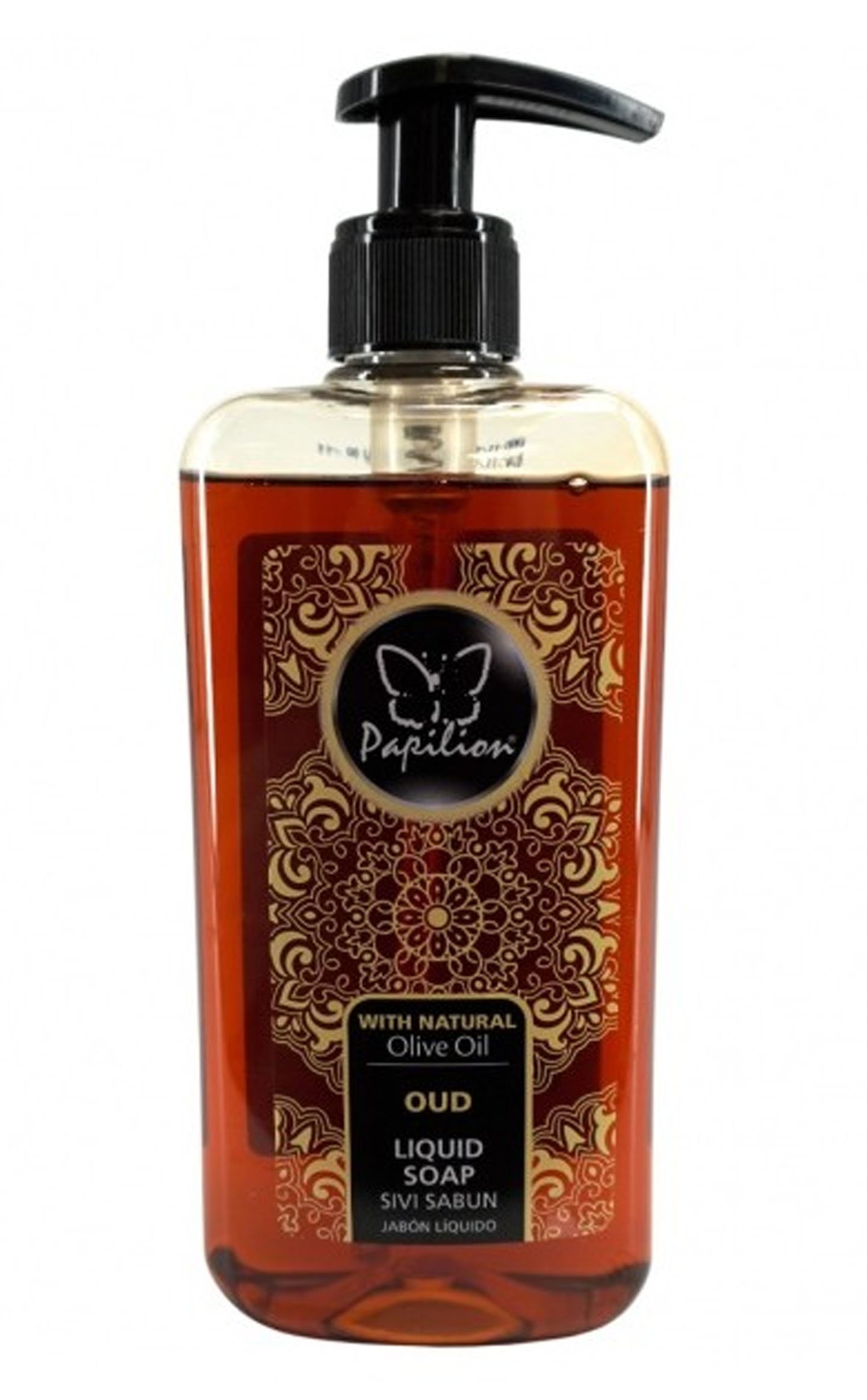 Papilion Jinko Wood & Olive Oil 400 ml liquid soap