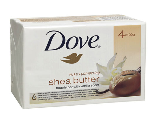 Dove Hienosaippua Shea Butter 4x100g 8711600804418 Laplandia Market