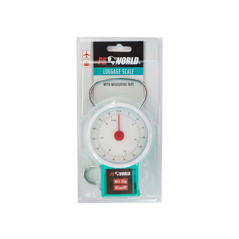 Luggage Scale, max 32 kg. + measuring tape 102 cm