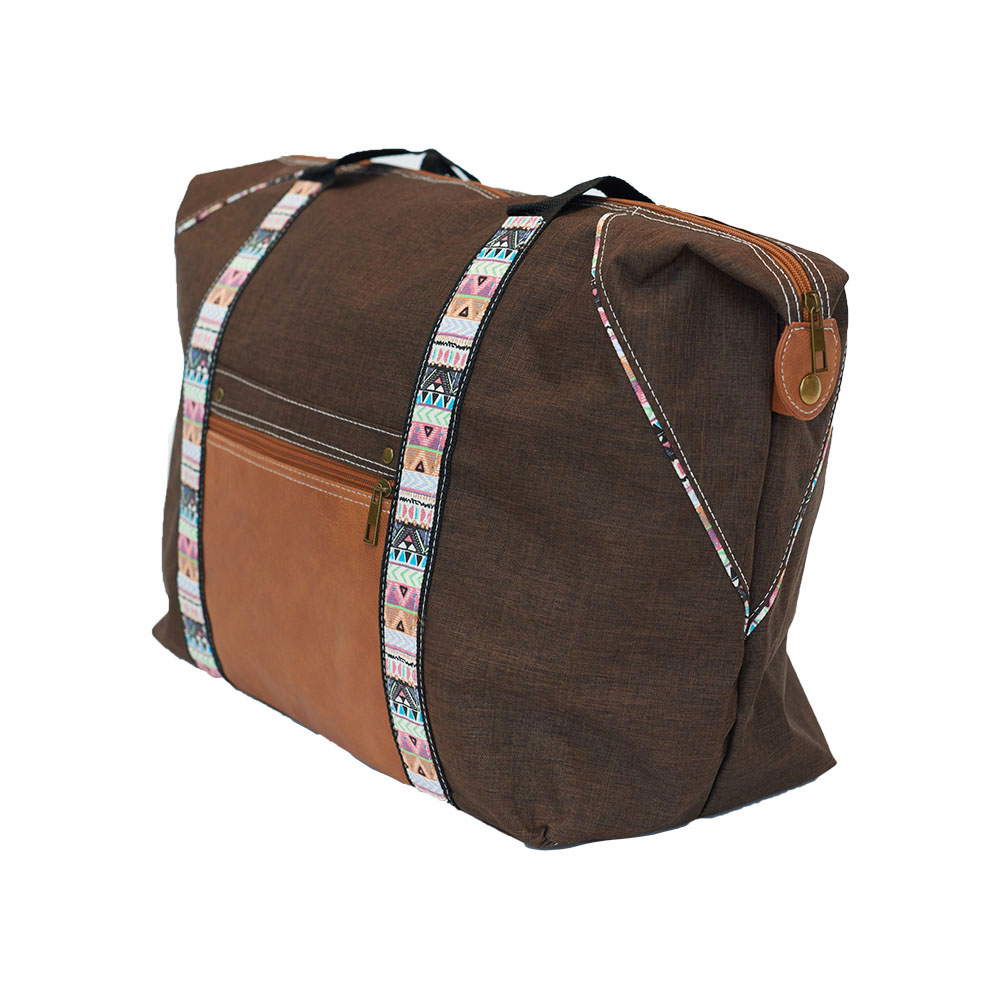 Alezar Weekend Bag Brown  60*20*30 cm