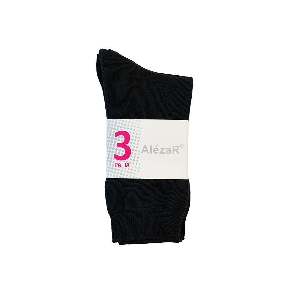 Alezar women socks, black 36-38
