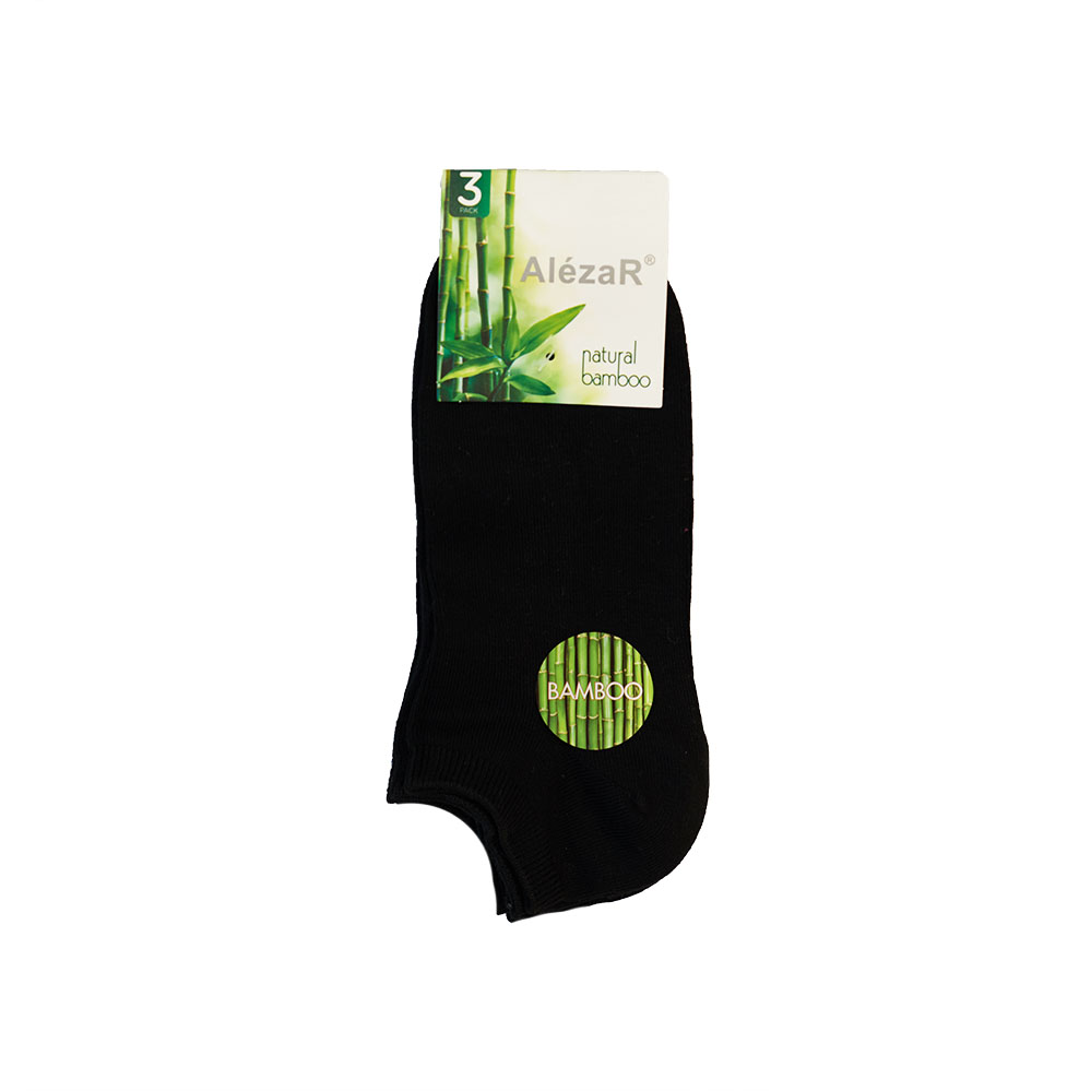 Alezar Bamboo black socks, size 43-46 3 pcs