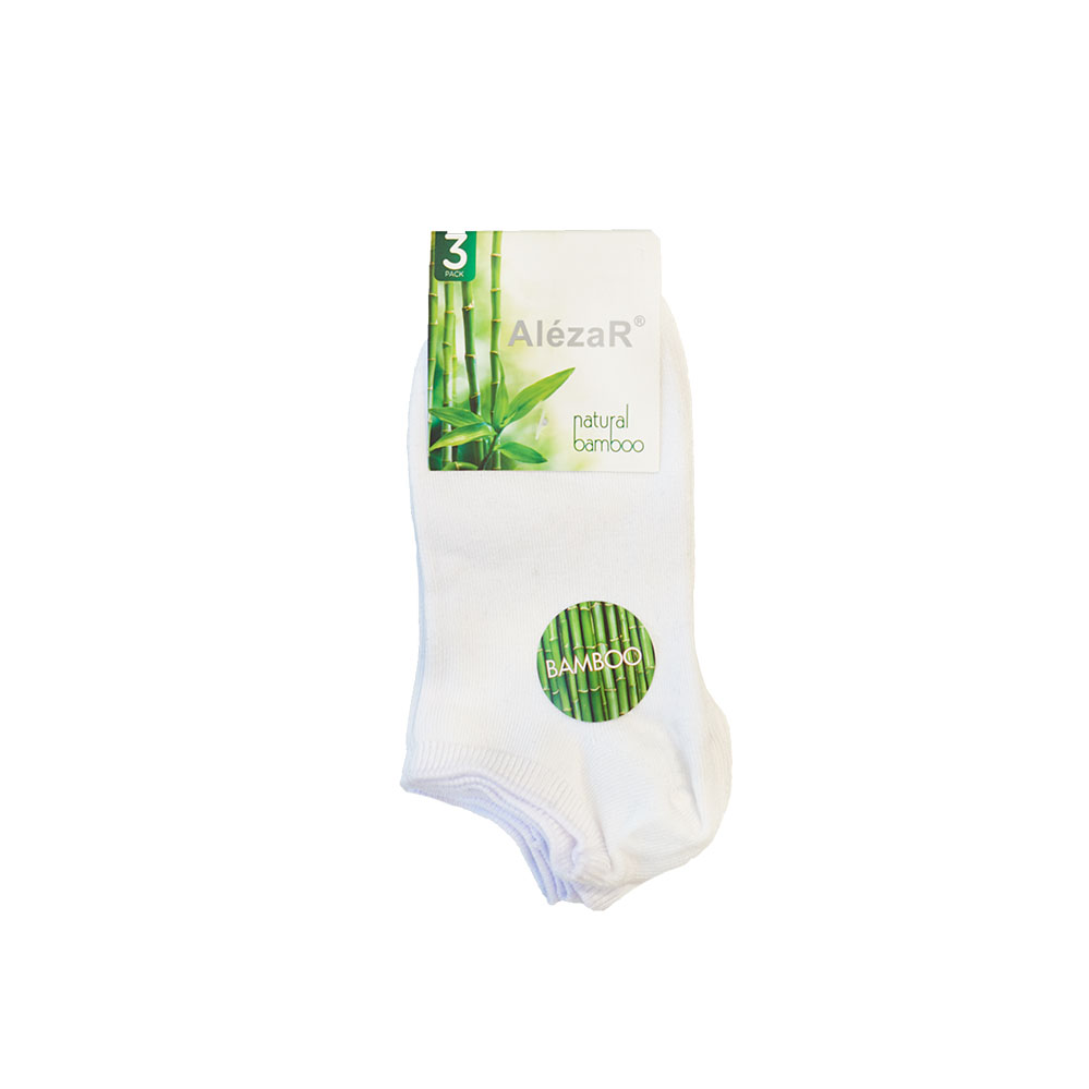 ALEZAR socks Bamboo whiteN39-41 3pcs sn