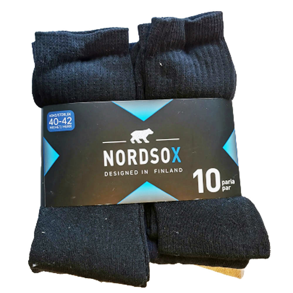 Nordsox Men's socks in different colors 10pcs - size.40-42 