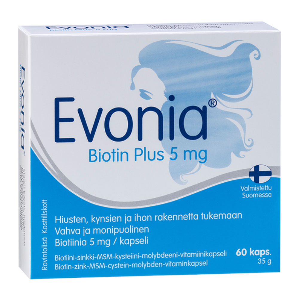 Evonia Biotin Plus 5mg 60kaps | Laplandia Market