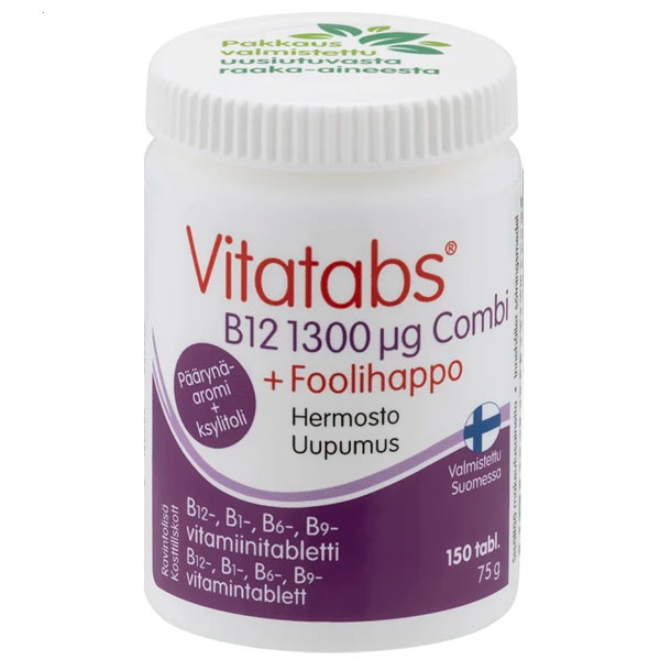 Vitatabs B12 1300 µg Combi pear 150 tabl. / 75g