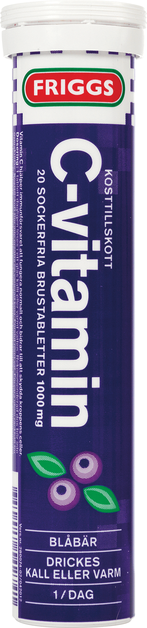 Friggs instant Vitamin C Blueberry 1000mg 20pcs