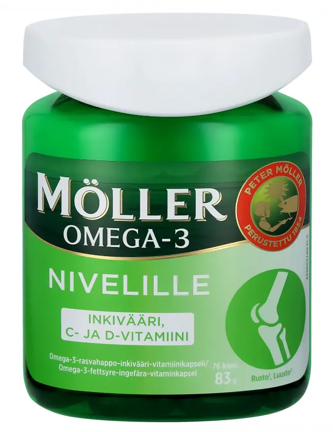 Möller for joints Omega-3 ginger 76 capsules