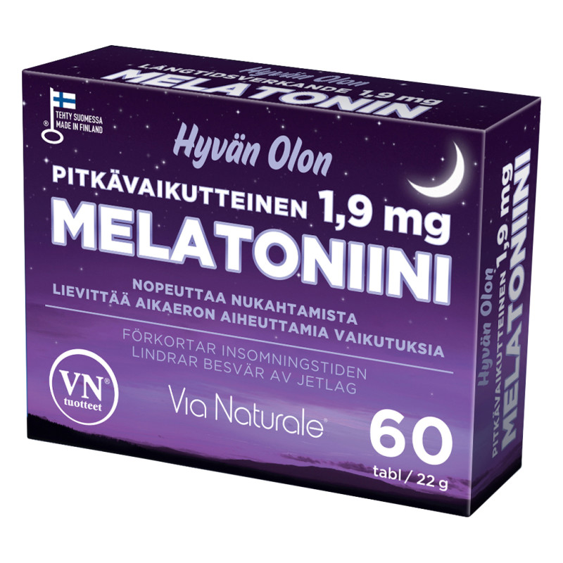 VN Hyvän Olon Melatonin, 1,9mg 60 pills